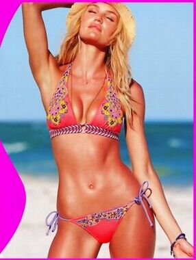 Y2K Victoria's Secret Paisley Print Bikini Set